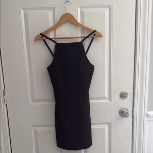 French Connection Summer Whisper Black Dress